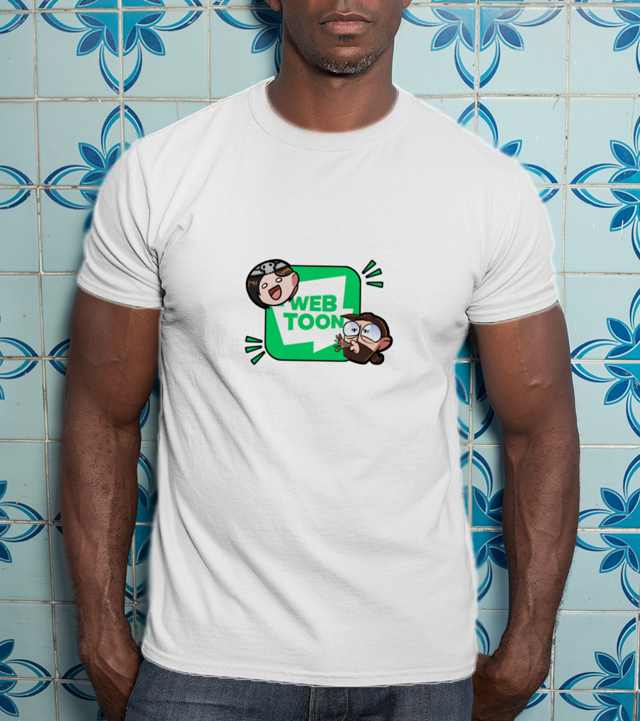 WEBTOON Characters With Cartoon Expressions T-Shirt