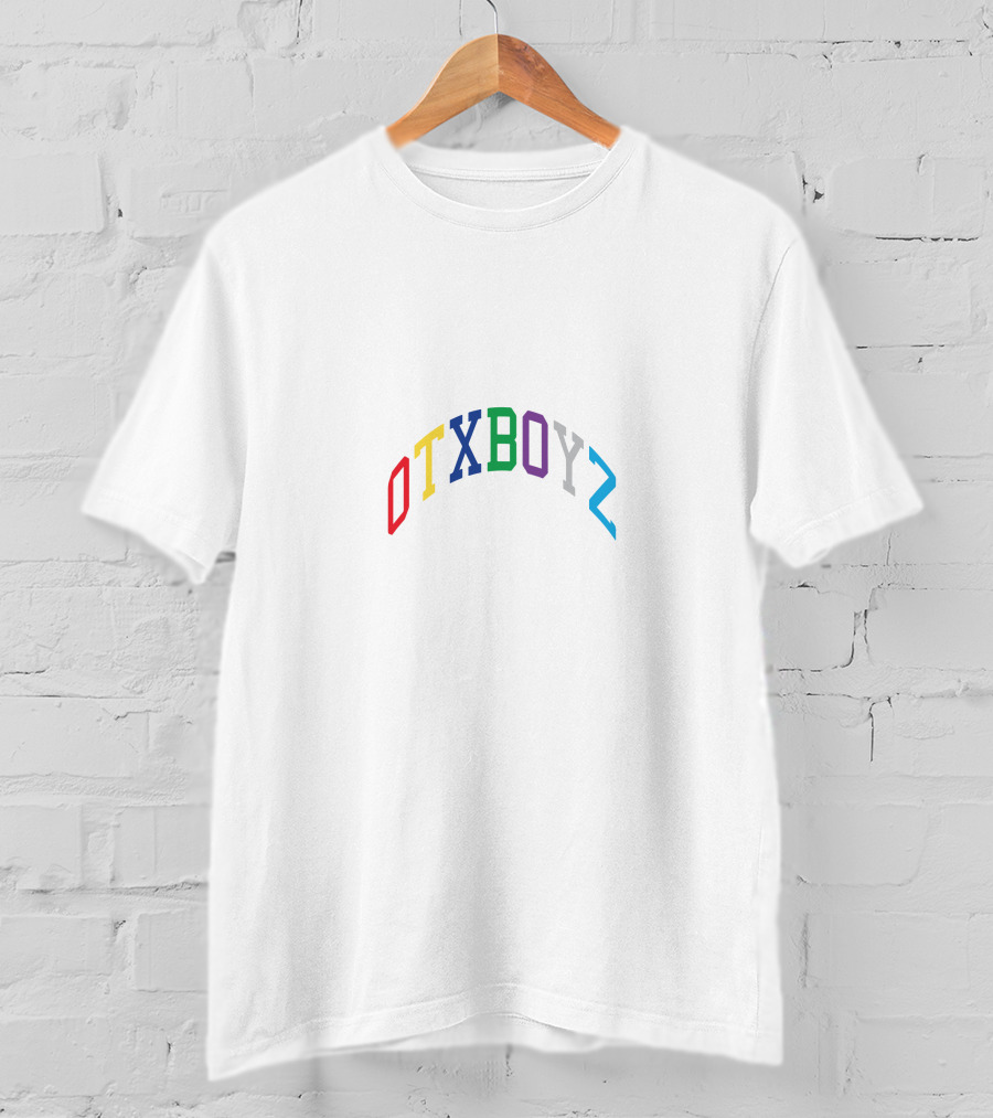 OTXBOYZ Ohgeesy Colorful Lettering T-Shirt