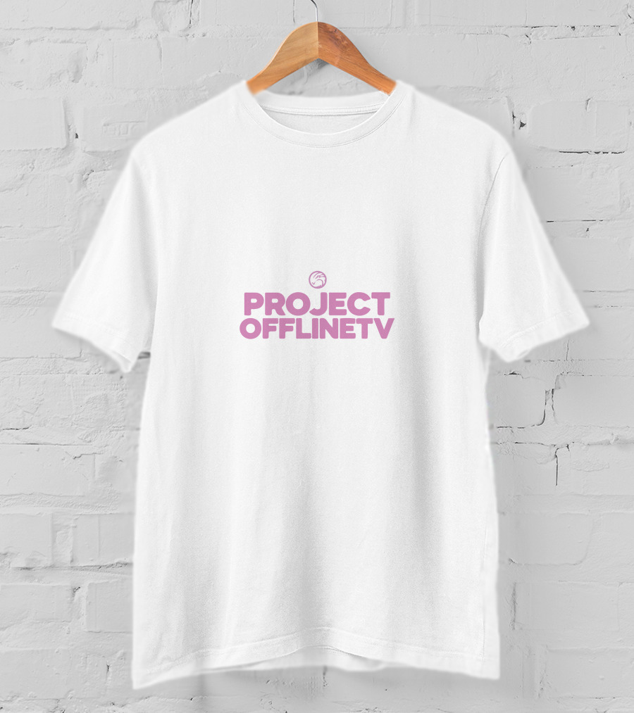 Project OfflineTV Logo Brodin T-Shirt