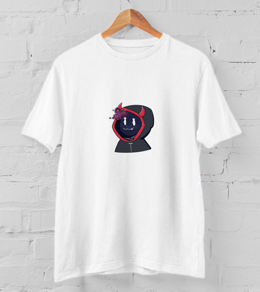 BadBoyHalo Devil Hoodie Galaxy Face T-Shirt