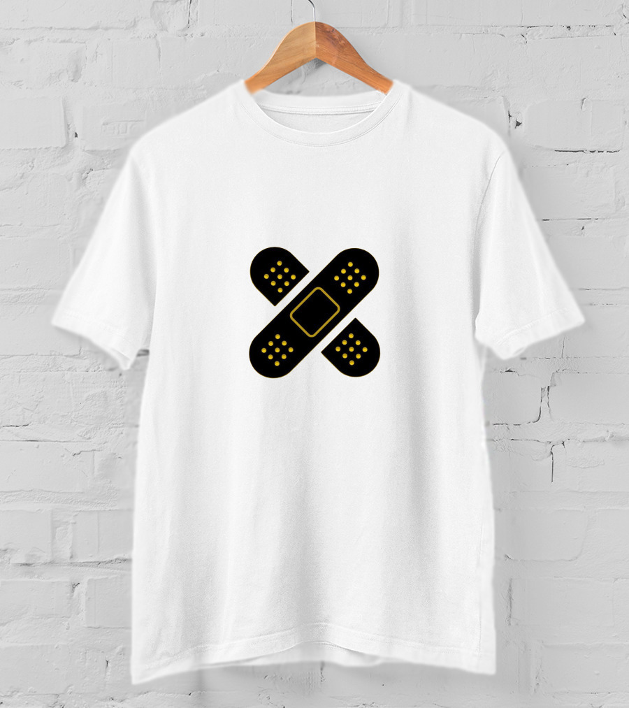 Mothica Bandaid Cross T-Shirt