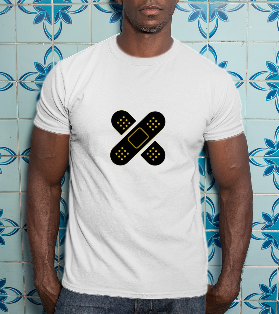 Mothica Bandaid Cross T-Shirt