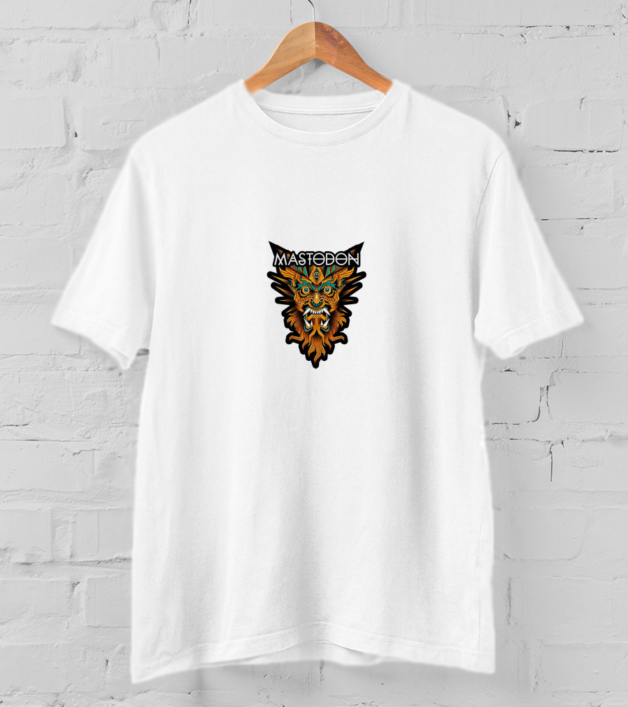 Mastodon Psychedelic Lion Head T-Shirt