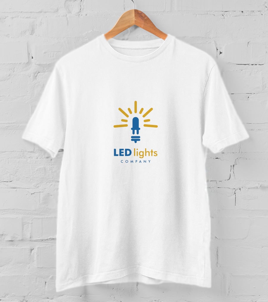 LED Lights Company Bright Bulb T-Shirt