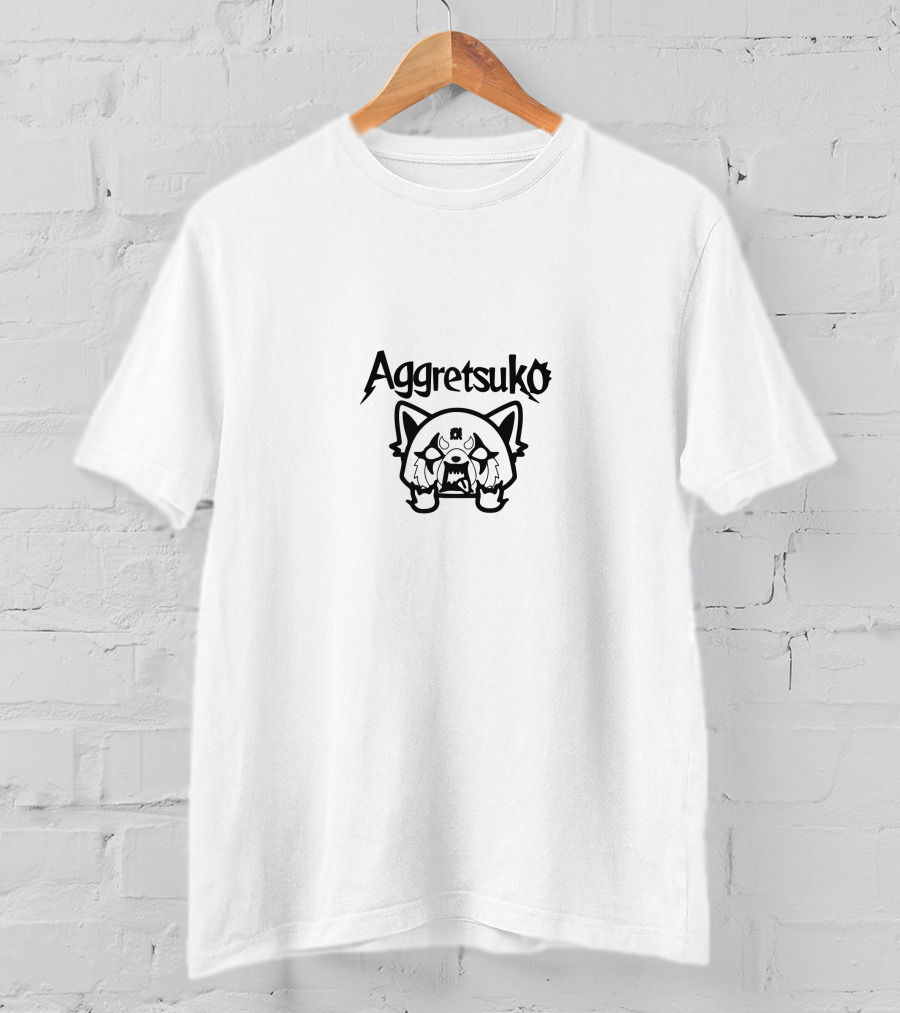 Aggretsuko Angry Face Expression Iconic Character T-Shirt
