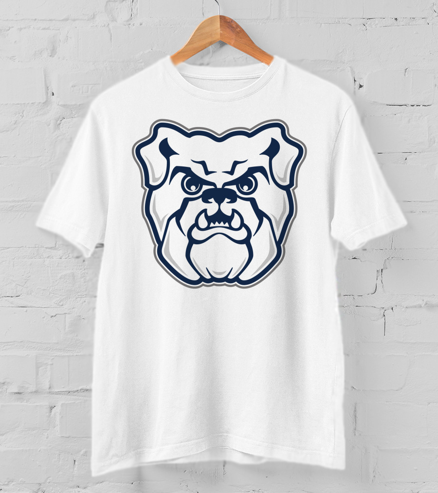 Butler Bulldogs Mascot Logo Bulldog Face T-Shirt