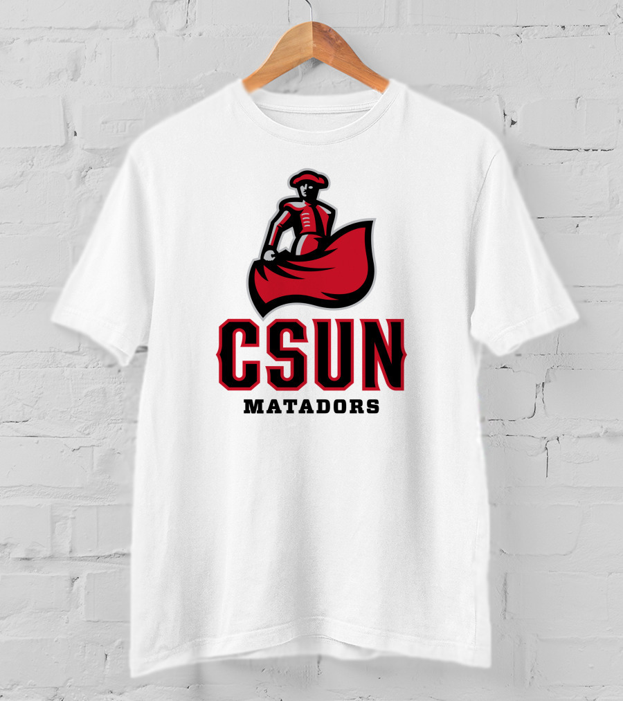 CSUN Matadors Logo Matador In Red And Black Robe T-Shirt