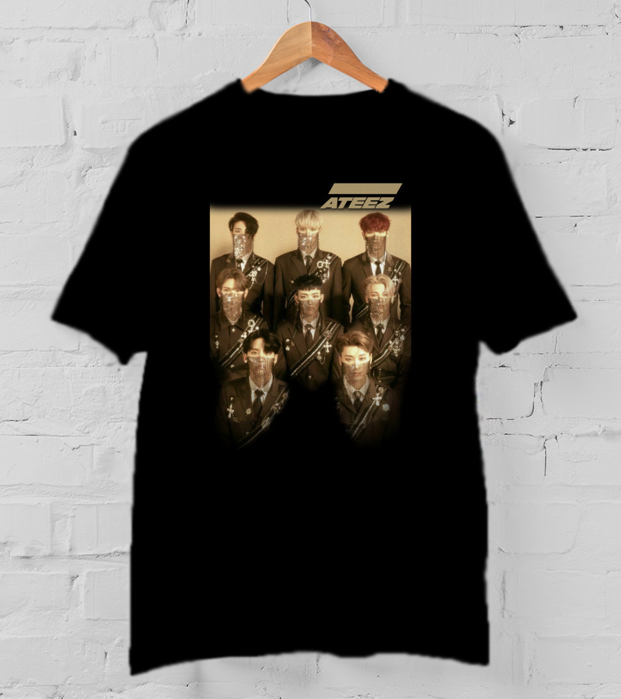ATEEZ Group Portrait Masked Ensemble T-Shirt