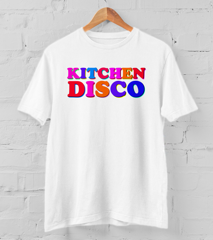 KITCHEN DISCO Colorful Party T-Shirt