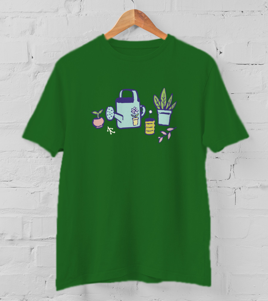 Omocat Merch Omori A Home For Flowers Watering Can Plant Pots T-Shirt