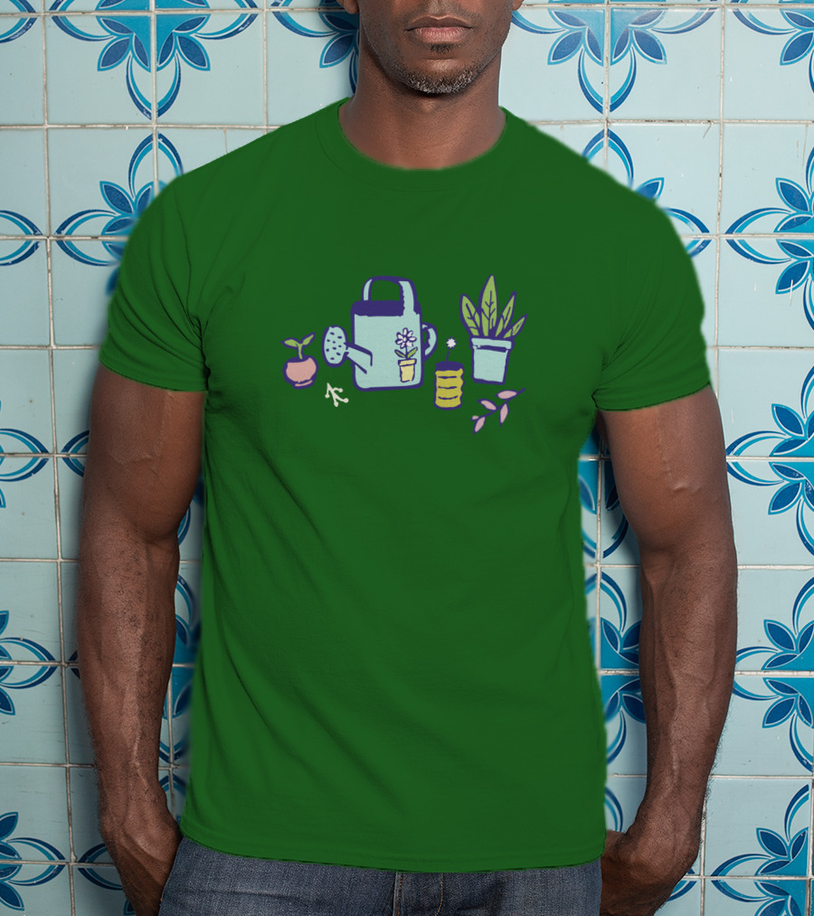 Omocat Merch Omori A Home For Flowers Watering Can Plant Pots T-Shirt
