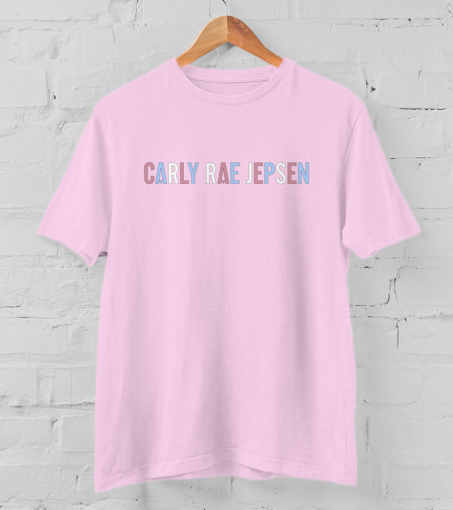 Carly Rae Jepsen Merch Pastel Text Design CarlyRaeJepsen T-Shirt