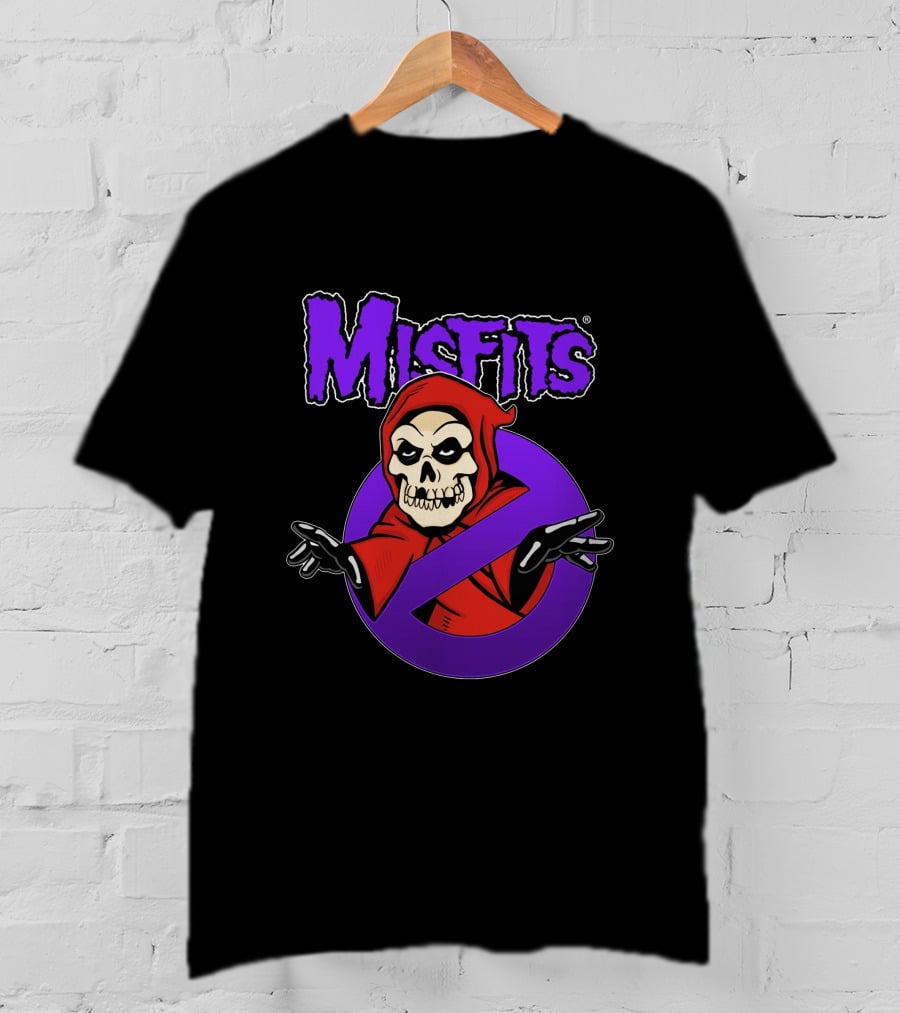 Misfits Crimson Ghostbusters Crossover T-Shirt
