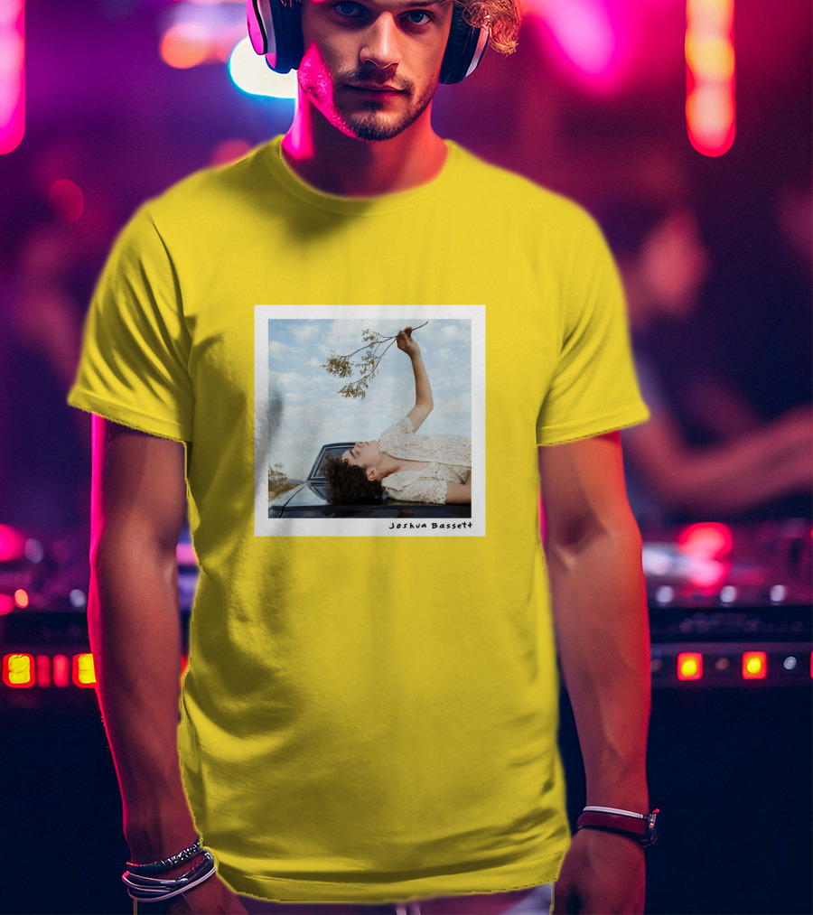 Joshua Bassett Floral Pose Vintage Aesthetic T-Shirt