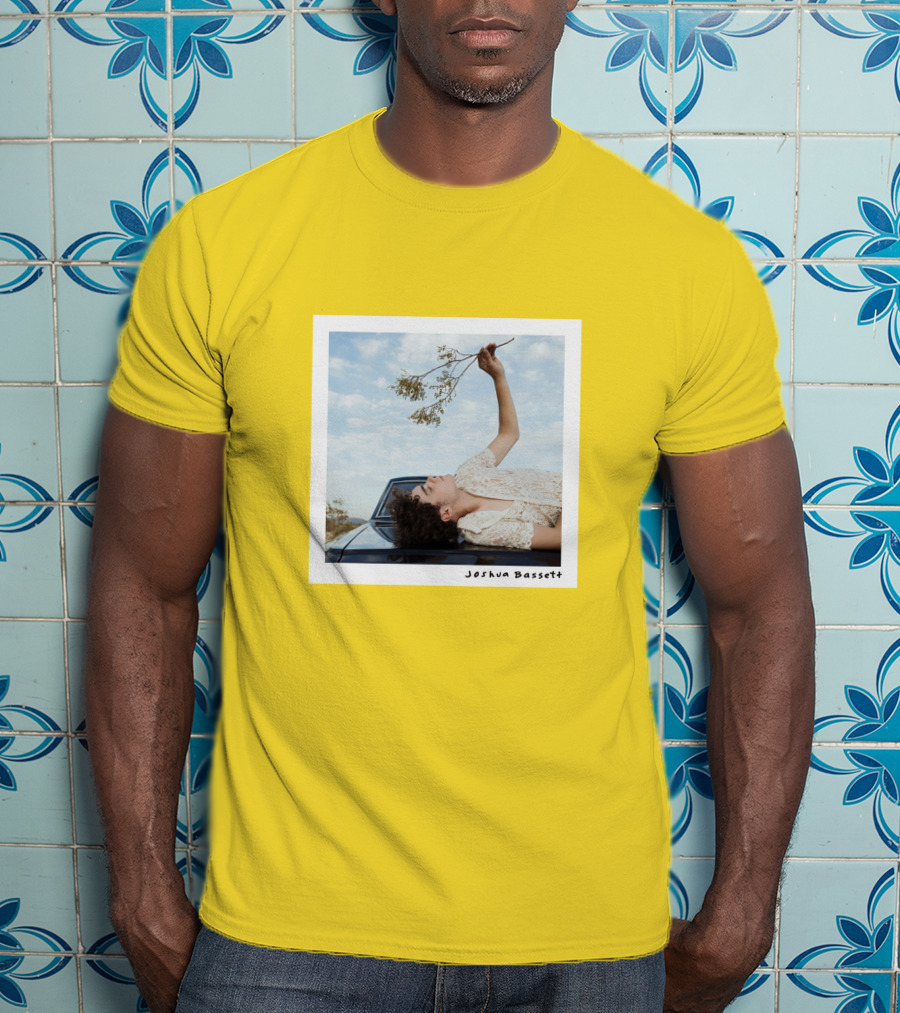 Joshua Bassett Floral Pose Vintage Aesthetic T-Shirt