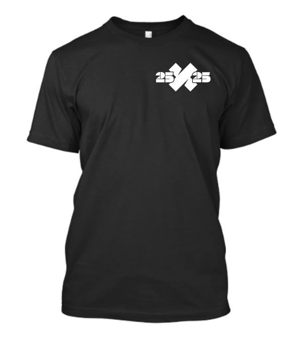 Sam And Colby Merch XPLR 25x25 Black Shirt T-Shirt