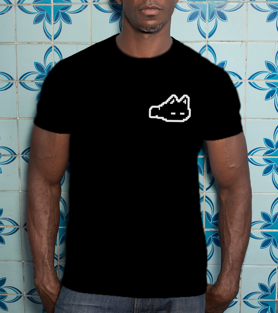 Omocat Shop Omori MEWO Pixel Art Pocket Cat T-Shirt