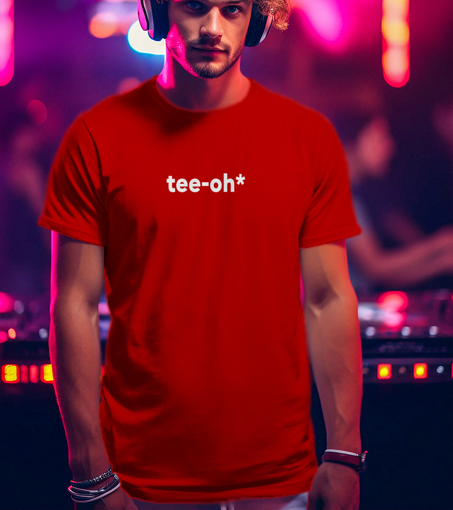 Red Tixxo Jc Caylen Merch Tee-Oh BasiXX Collection T-Shirt