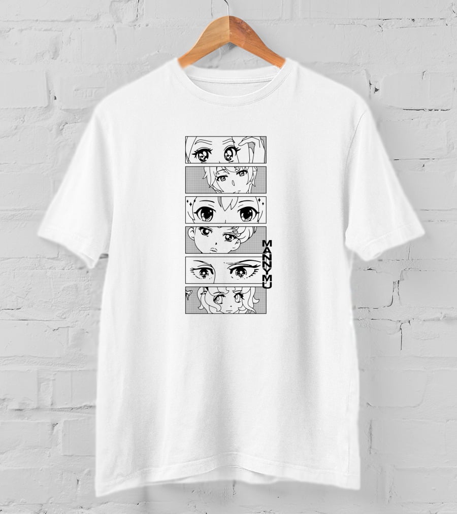 Manny Mu Anime Eyes Panel Series T-Shirt
