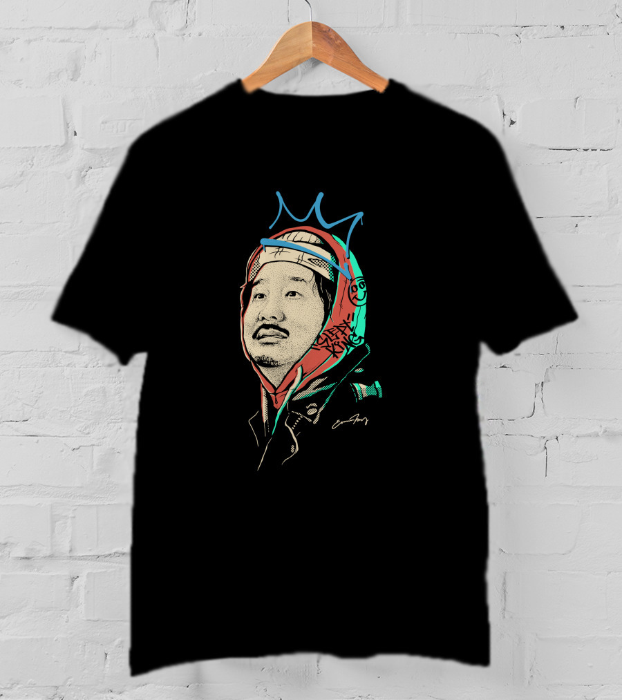 Bobby Lee Slept King Crown Art With Signature T-Shirt