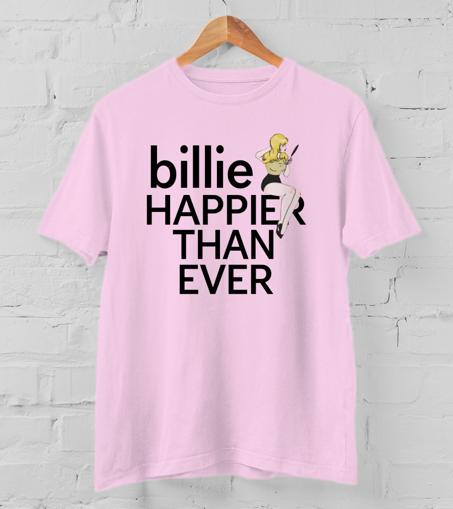 Billie Eilish Happier Than Ever Pretty Boy Merch T-Shirt