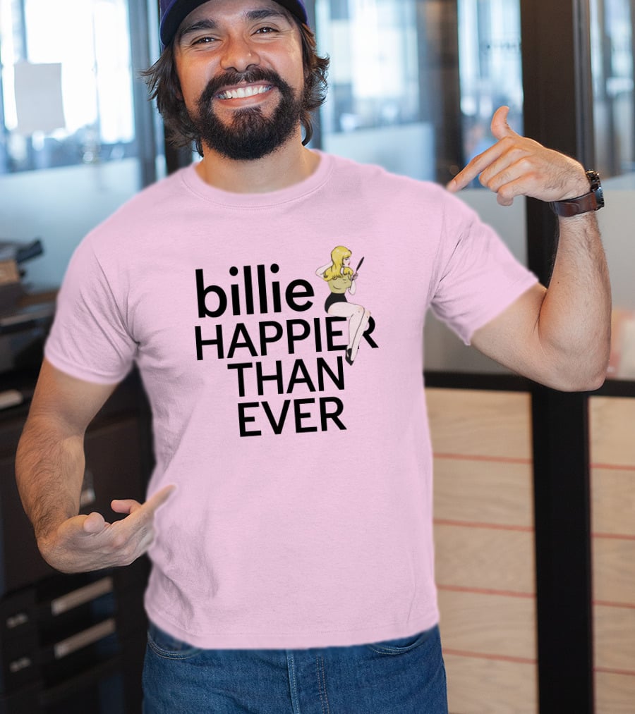 Billie Eilish Happier Than Ever Pretty Boy Merch T-Shirt