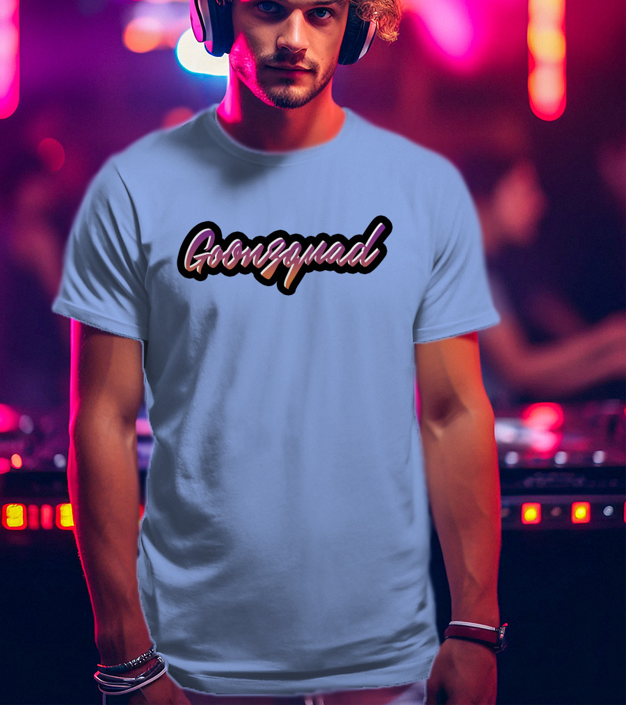 Goonzquad Retro Style Text Gradient T-Shirt