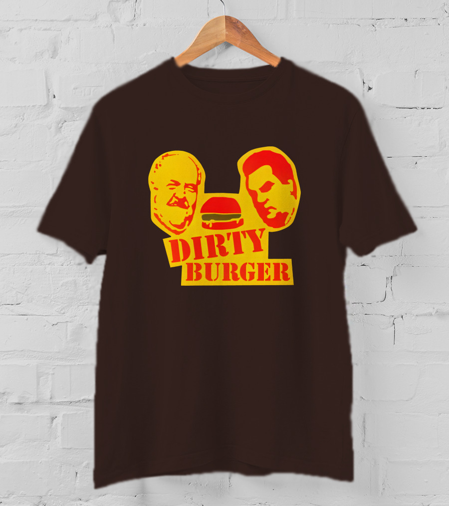 Trailer Park Boys Dirty Burger Merch Faces And Burger T-Shirt