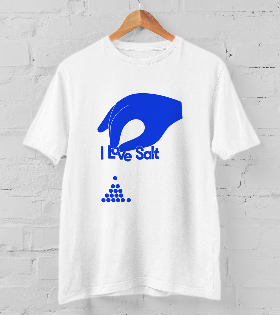 Molly Baz Merch I Love Salt Hand Dropping Granules T-Shirt