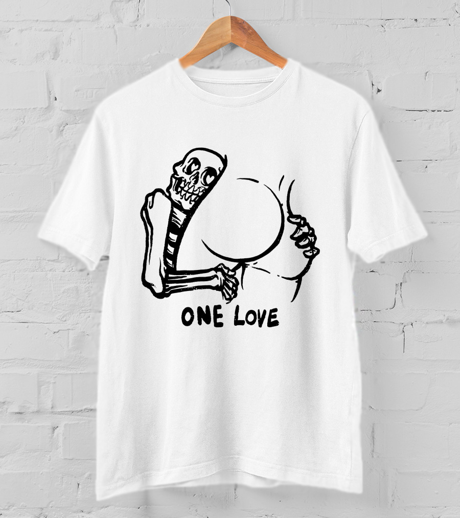 Skeleton Embrace One Love T-Shirt
