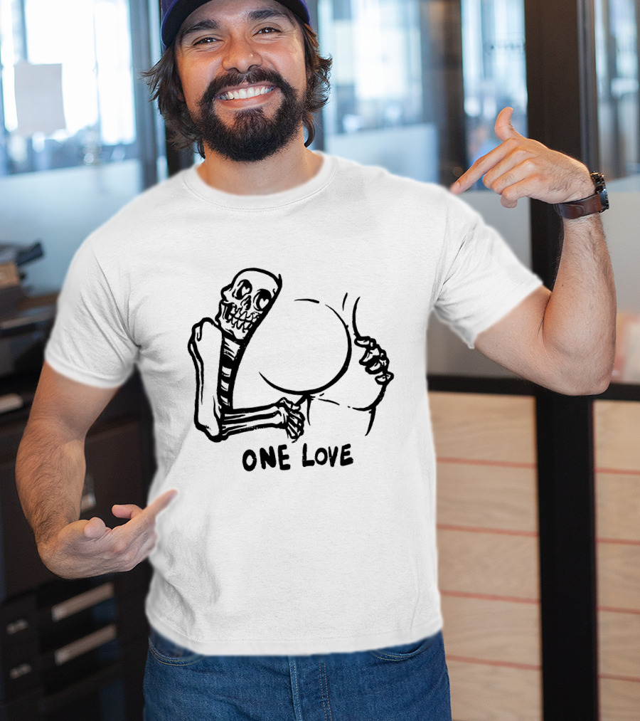 Skeleton Embrace One Love T-Shirt
