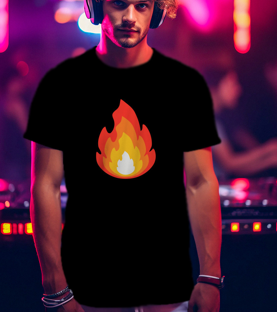 Sapnap Layered Fire Flame T-Shirt