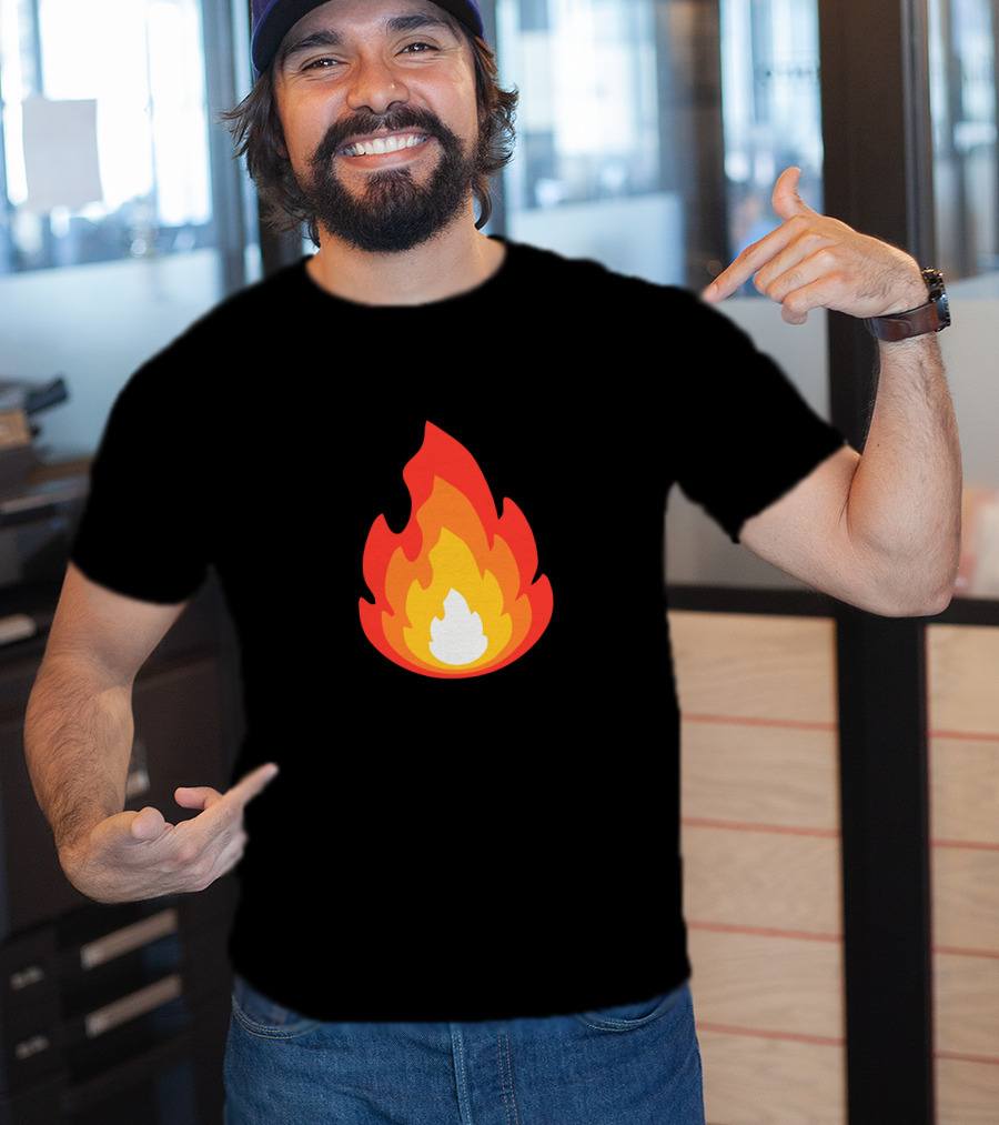 Shop The Sapnap Fire Merch Store Layered Flame T-Shirt