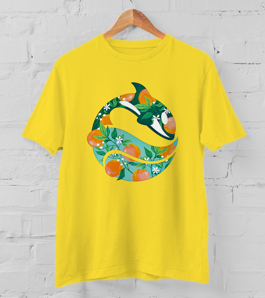 SeaWorld Busch Gardens Florida Local Orange Blossom Orca T-Shirt
