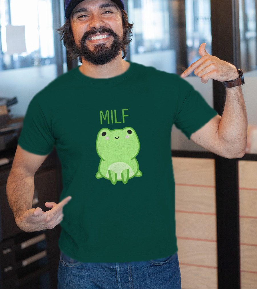 Shop The Man I Love Fwogs MILF Merch Store T-Shirt