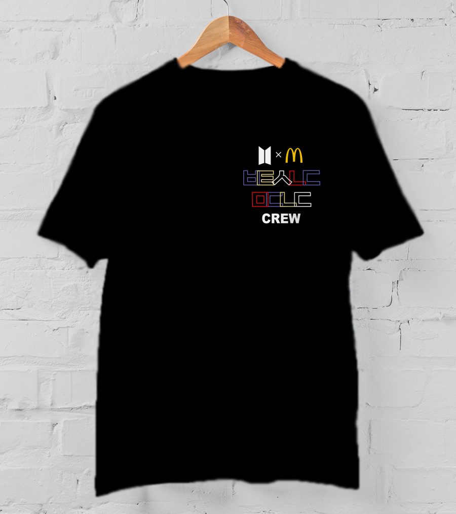 McDonald's X BTS Collaboration Crew T-Shirt