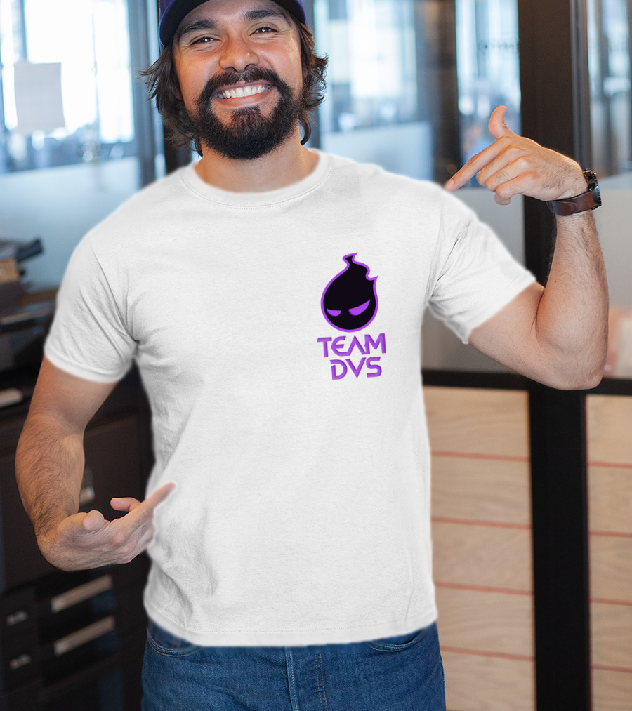 Team DVS Purple Flame Icon T-Shirt