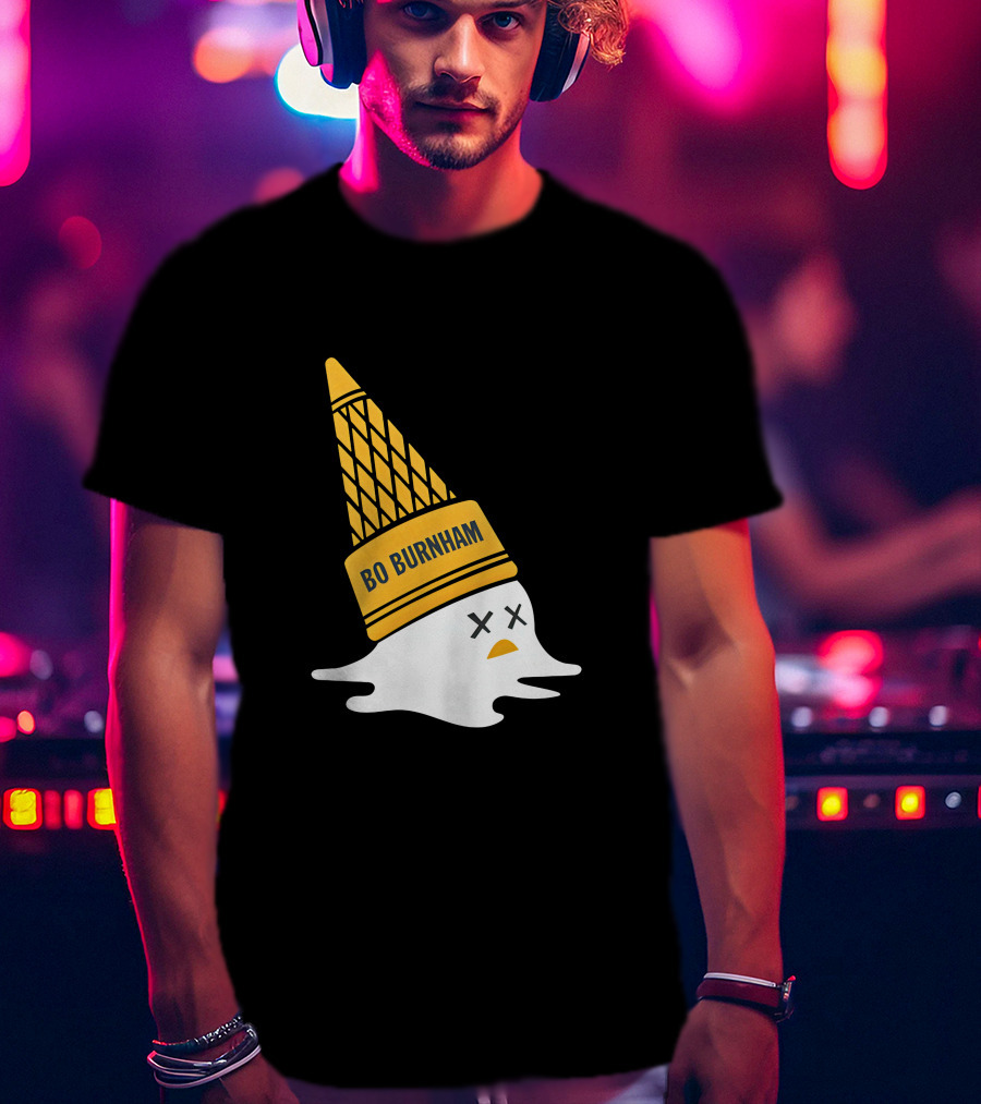 Bo Burnham Melting Ice Cream Cone Emoji Face T-Shirt
