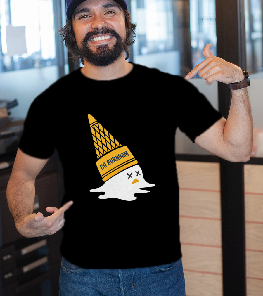 Bo Burnham Melting Ice Cream Cone Emoji Face T-Shirt
