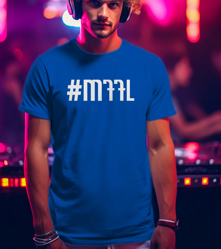 Dallas Mavericks MFFL Playoff Hashtag Blue Fan Gear T-Shirt