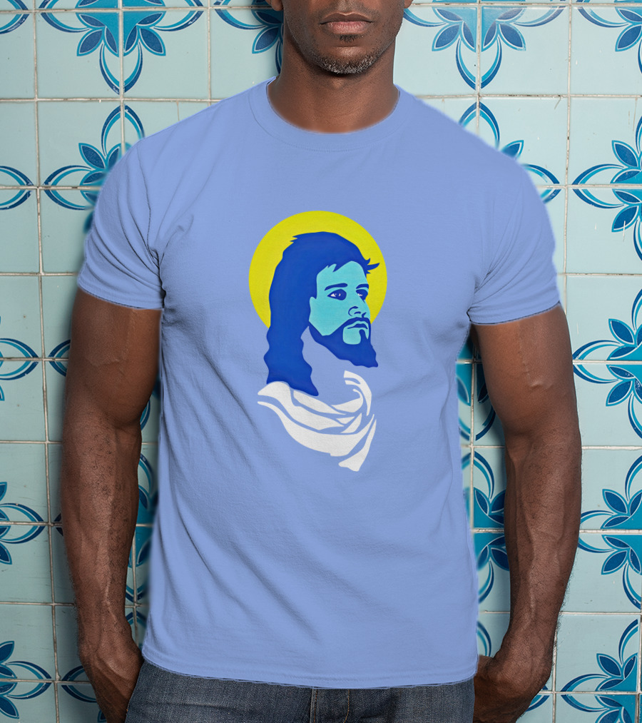 Bo Burnham Blue Halo Portrait Merch Bosus T-Shirt