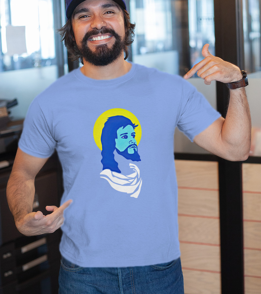 Bo Burnham Blue Halo Portrait Merch Bosus T-Shirt