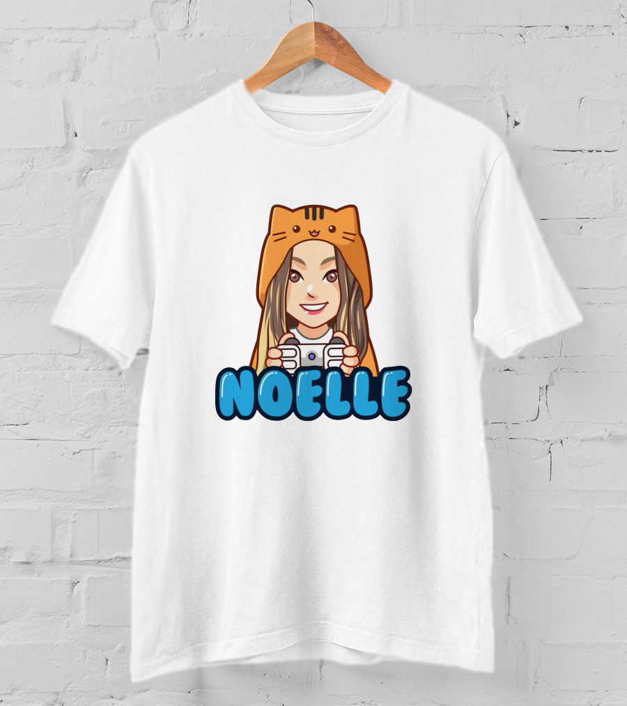 NOELLE Cat Hoodie Gamer Look T-Shirt