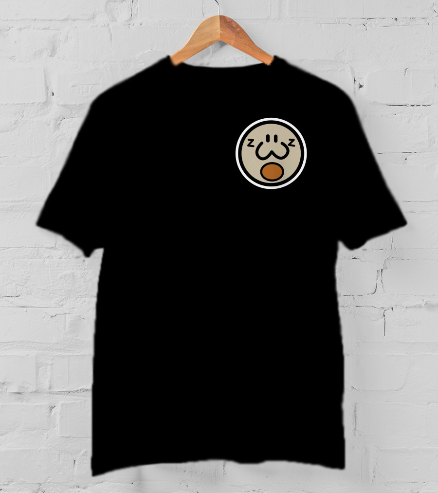 Haminations Ham Sleeping Face Cartoon Circles T-Shirt