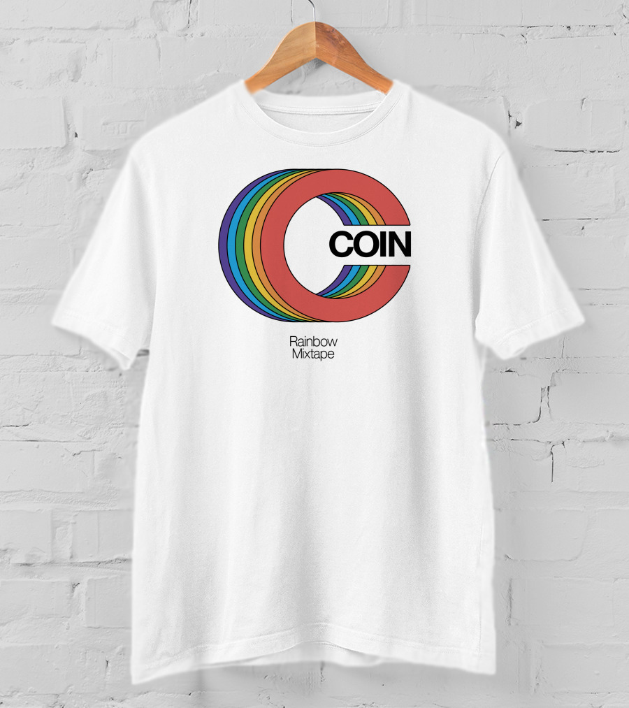 COIN Rainbow Mixtape Shop Official Store Merch T-Shirt