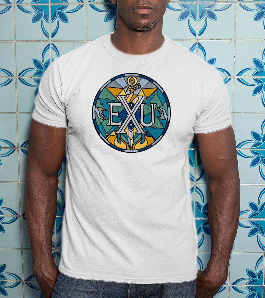 Exandria Unlimited Stained Glass Logo Critical Role Merch T-Shirt