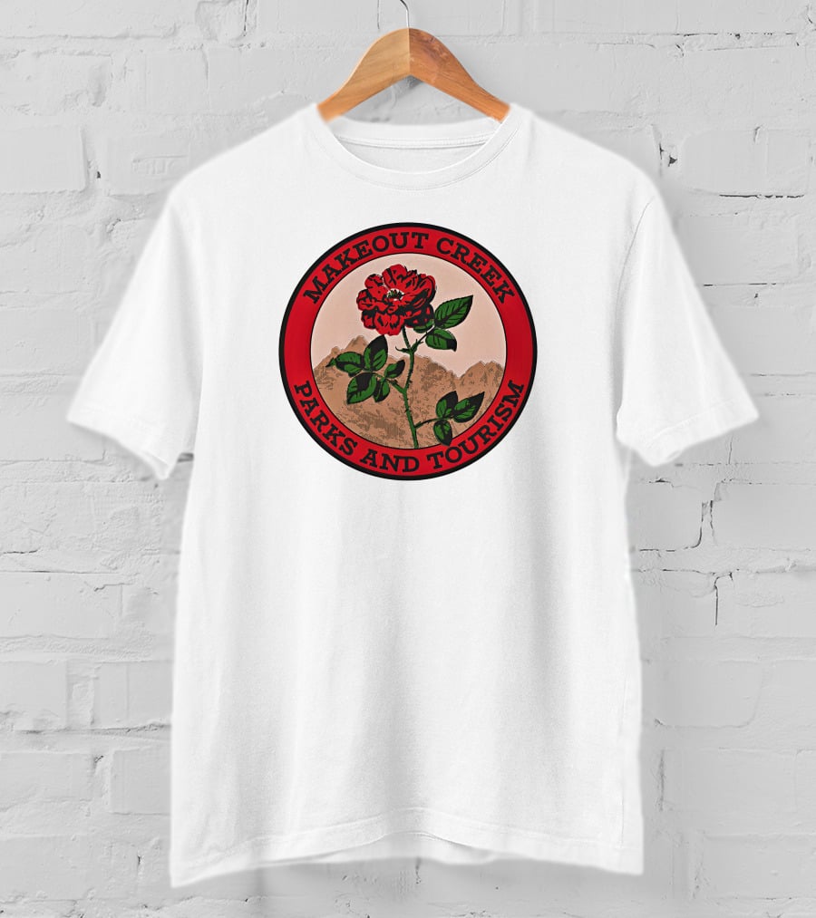 Makeout Creek Parks And Tourism Rose Mountain Badge T-Shirt