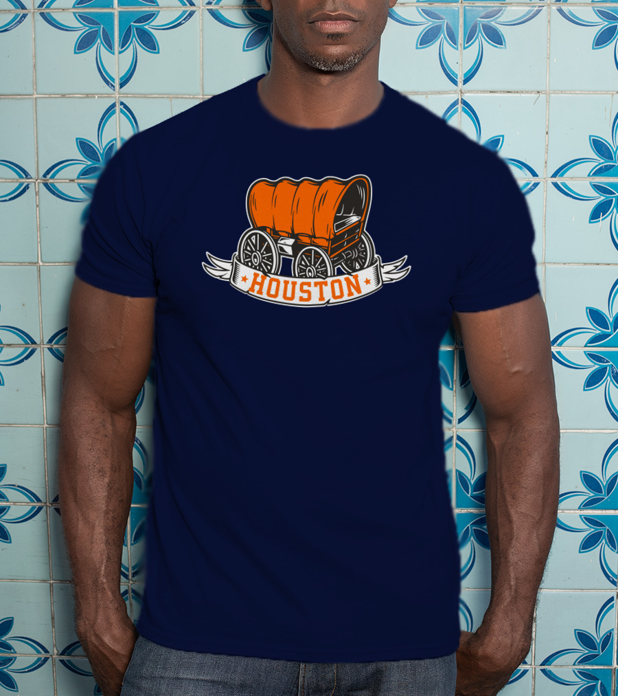 Houston Crush City Orange Wagon Ramshirts T-Shirt