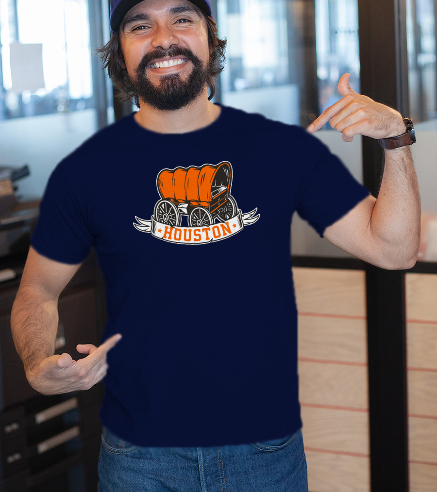 Houston Crush City Orange Wagon Ramshirts T-Shirt