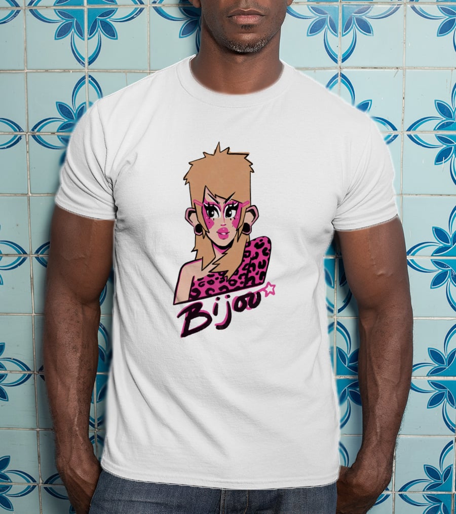 Bijou's Shop Let's Rock Retro Glam Rock T-Shirt